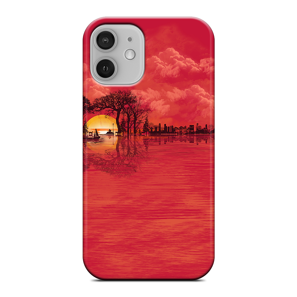 Musical Sunset iPhone Case