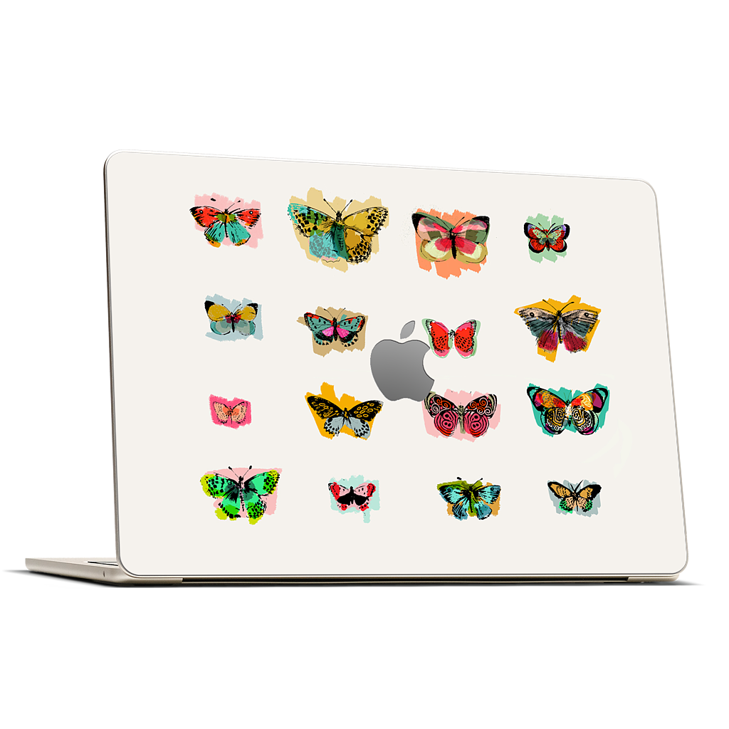 Papillons MacBook Skin