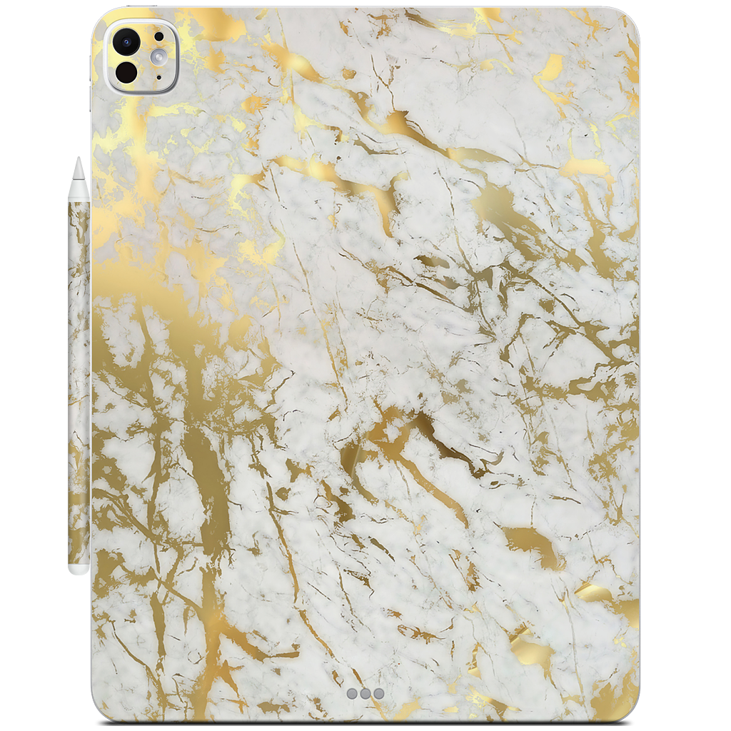 Gold Marble iPad Skin