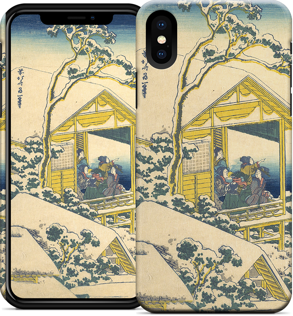 Morning After the Snow at Koishikawa in Edo (Koishikawa yuki no ashita) iPhone Case