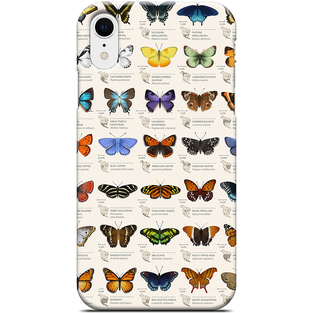 42 North American butterflies iPhone Case