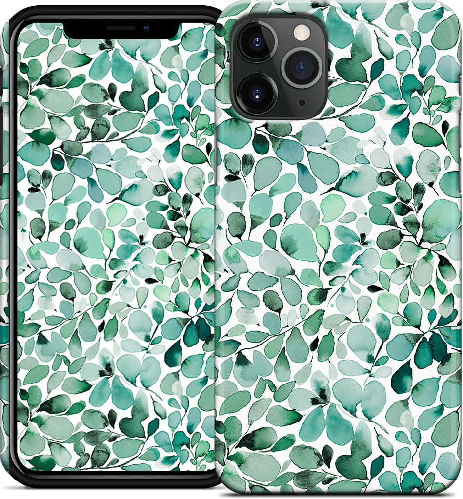 Eucalyptus Leafy Green iPhone Case