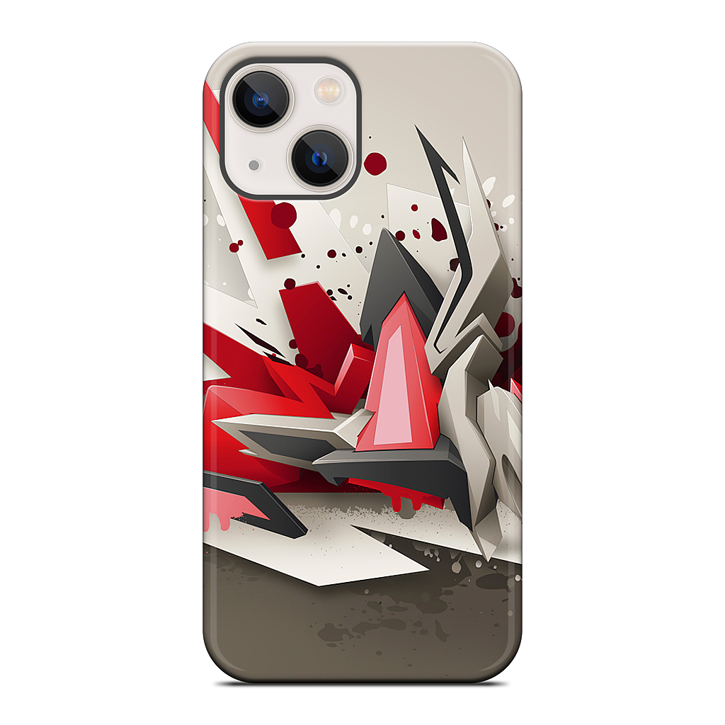 Red Metal iPhone Case