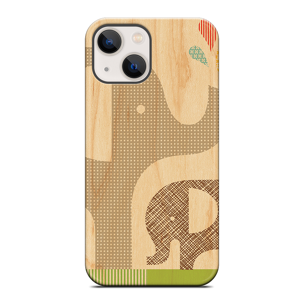 Elephant with Calf iPhone Case