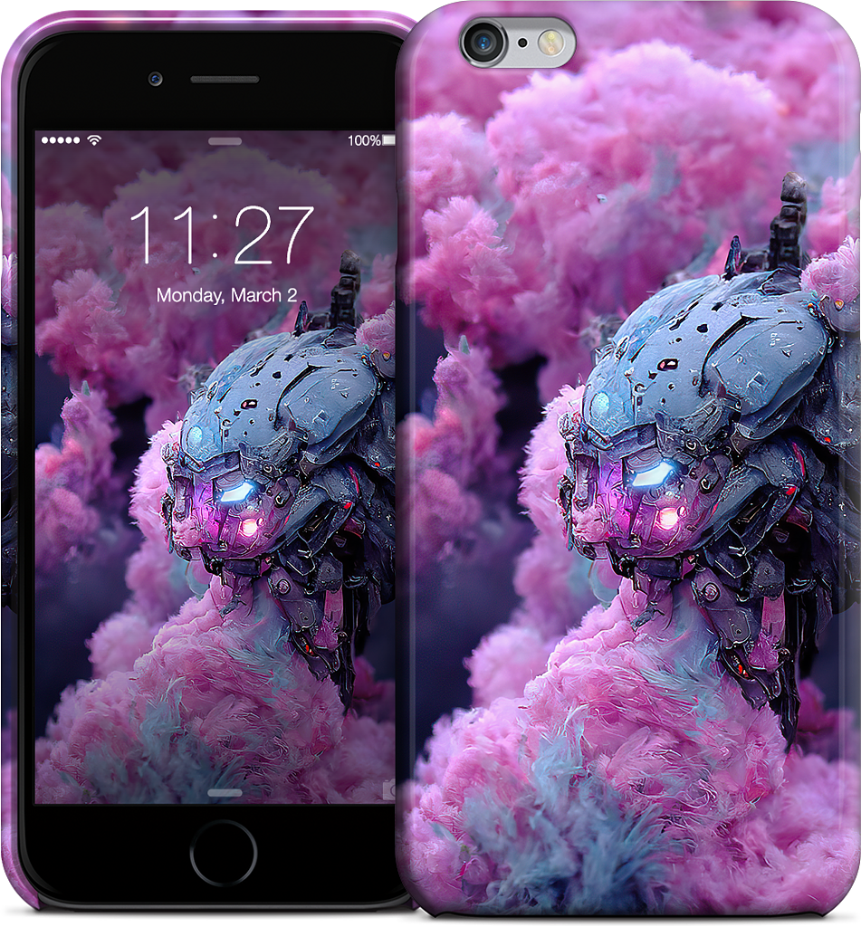 Cotton Candy Mechs iPhone Case