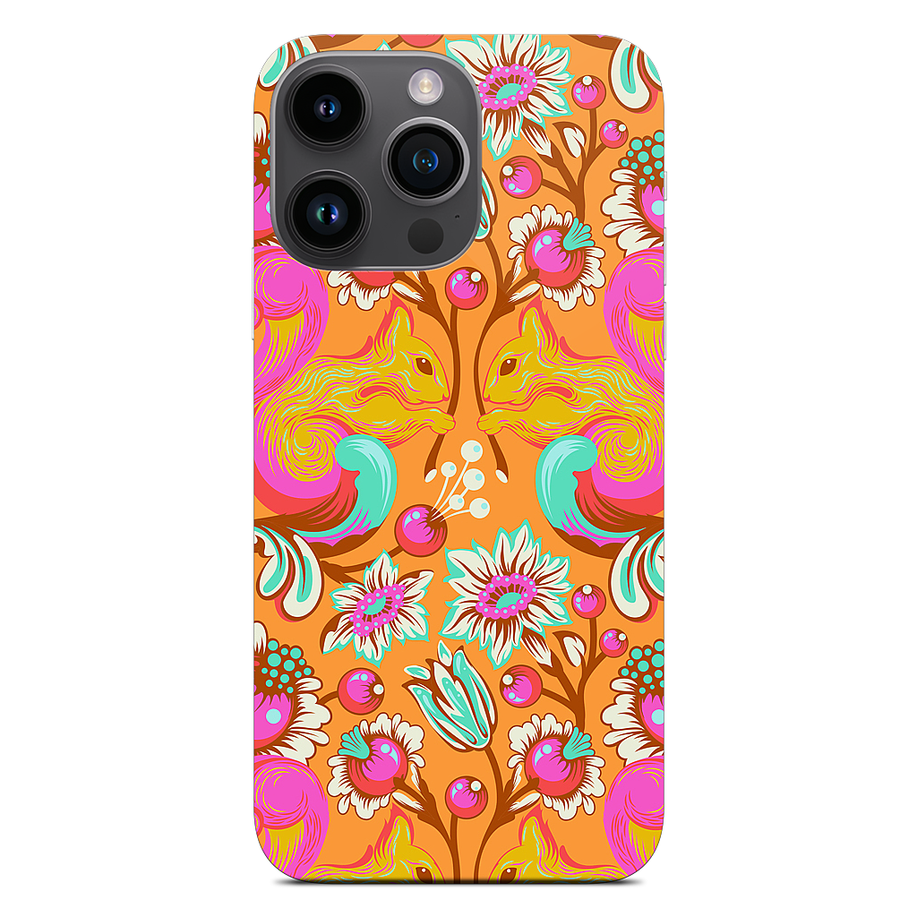 Squirrel Begonia iPhone Skin