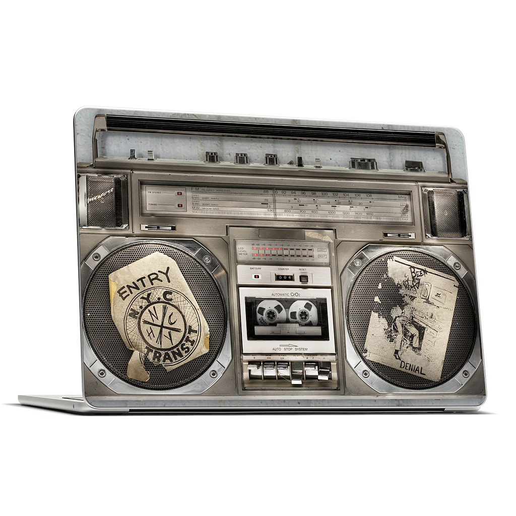 Boombox II MacBook Skin