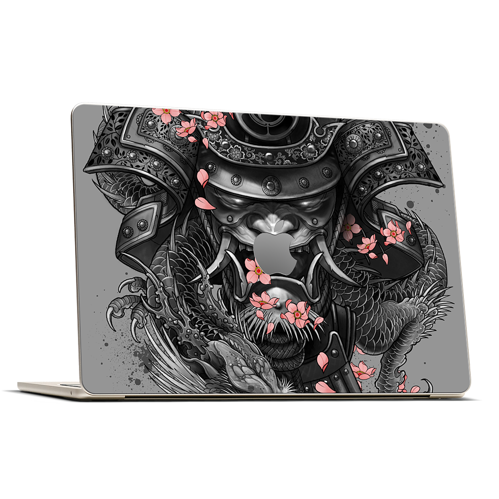 Samurai Dragon MacBook Skin
