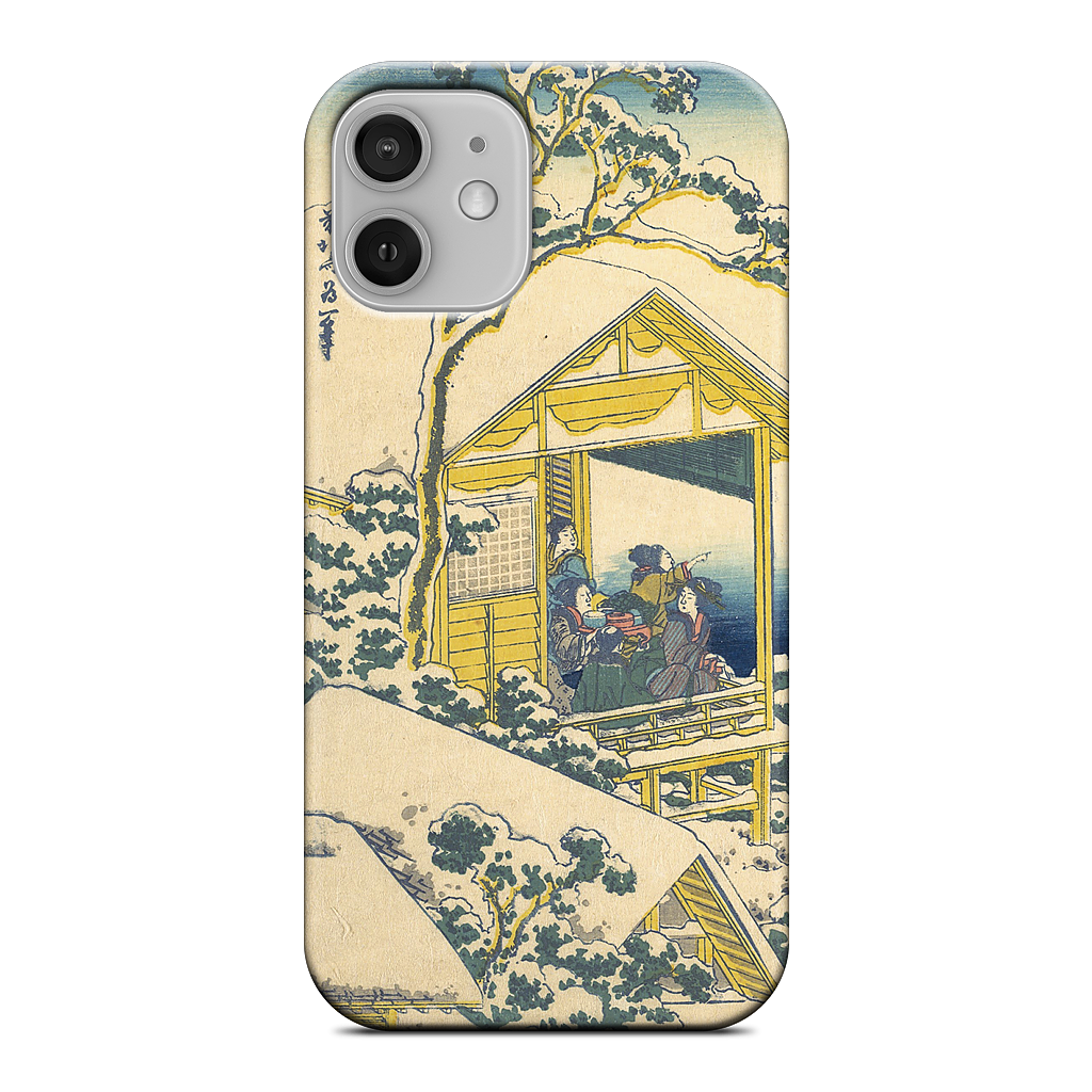 Morning After the Snow at Koishikawa in Edo (Koishikawa yuki no ashita) iPhone Case