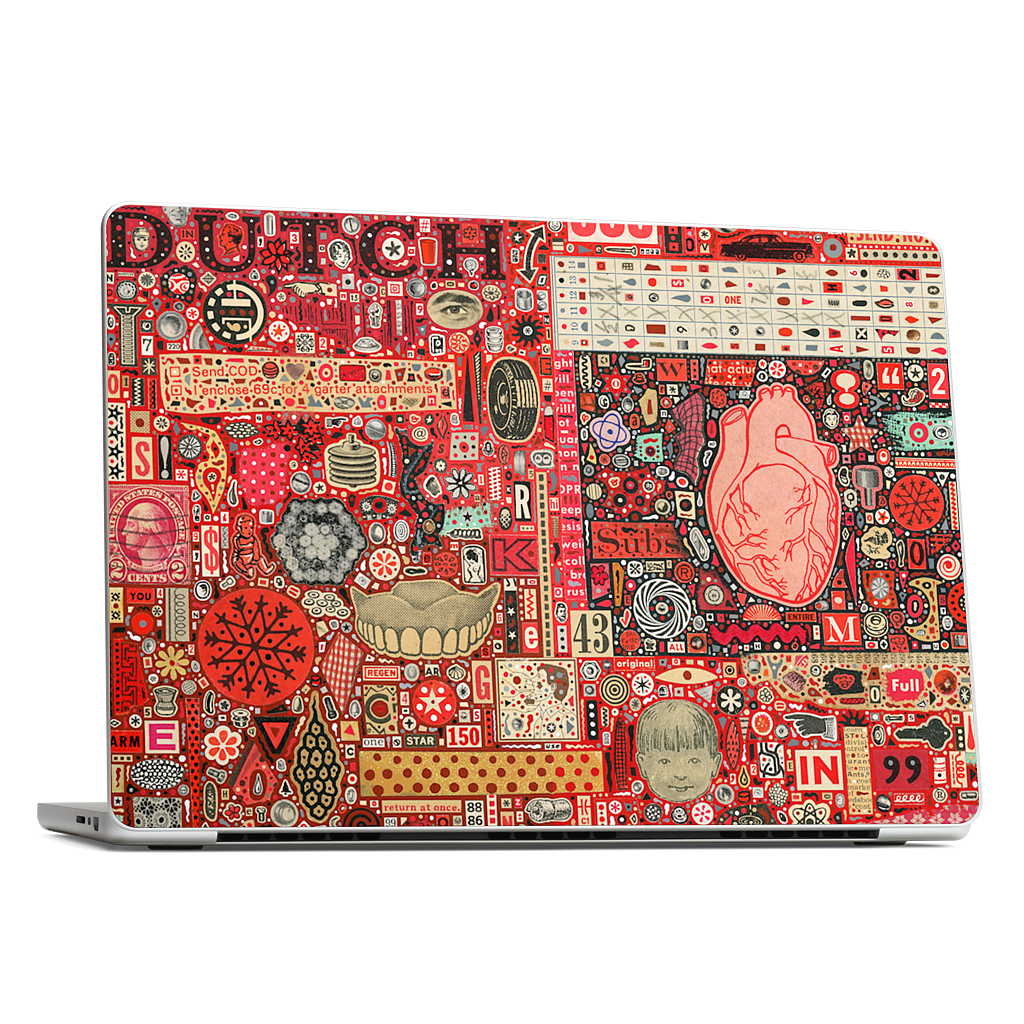 Big Numbers - Heart and Teeth MacBook Skin