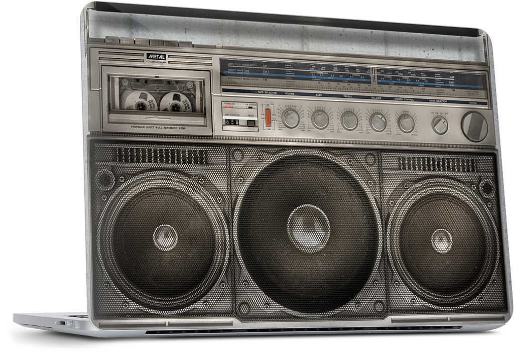 Boombox Dell Laptop Skin