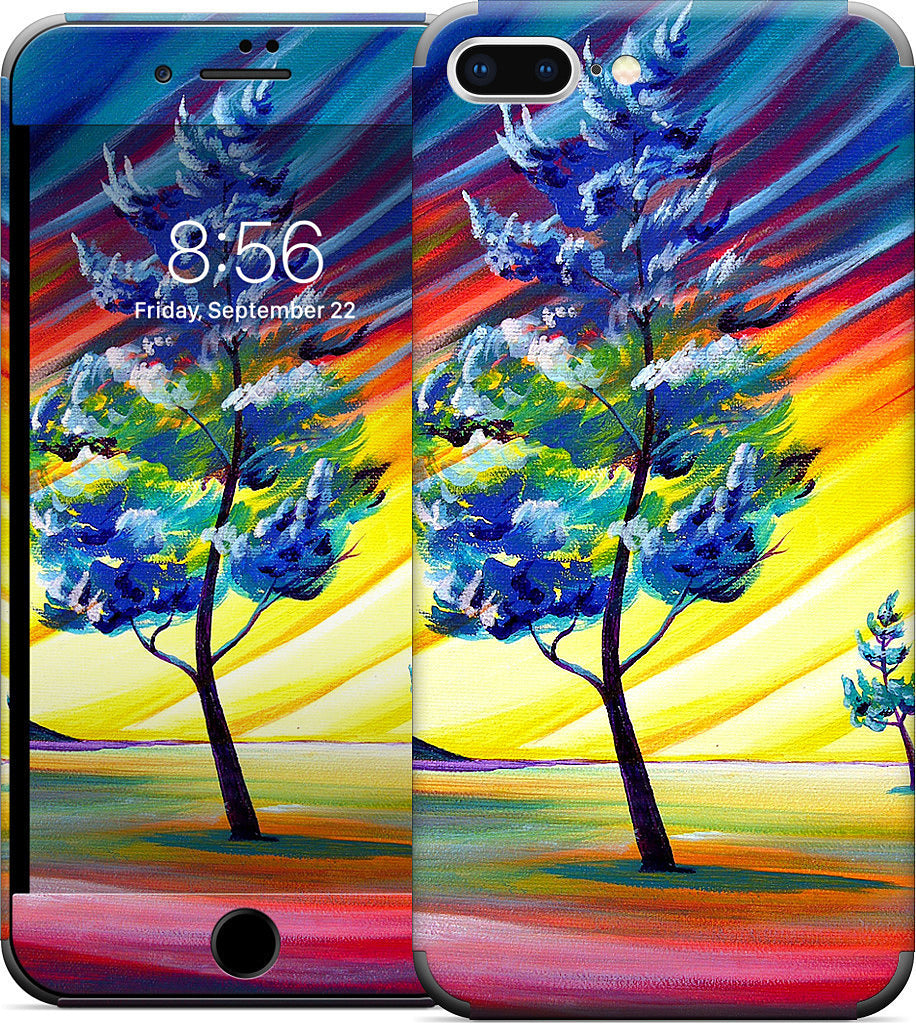 Thick Frost Sunset Glow iPhone Skin