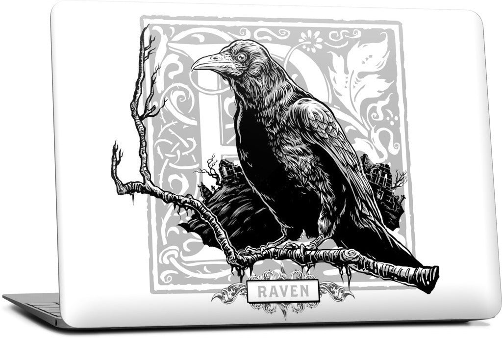 R Is For Raven MacBook Skin