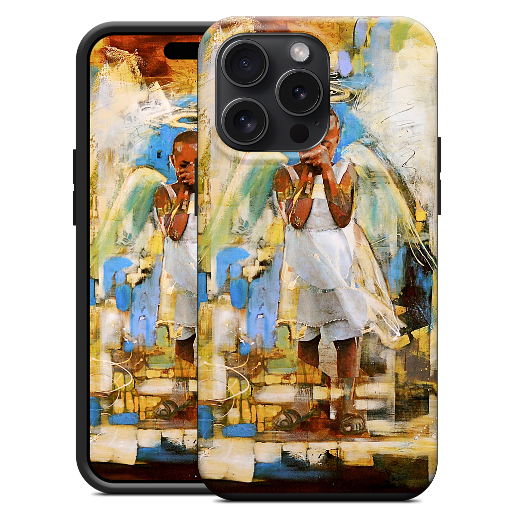 Shy Angel iPhone Case