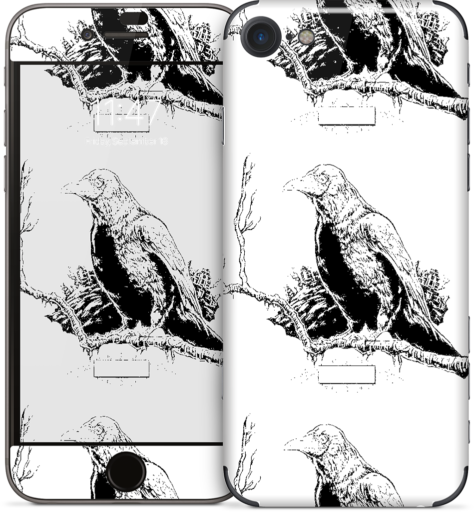 R Is For Raven iPhone Skin