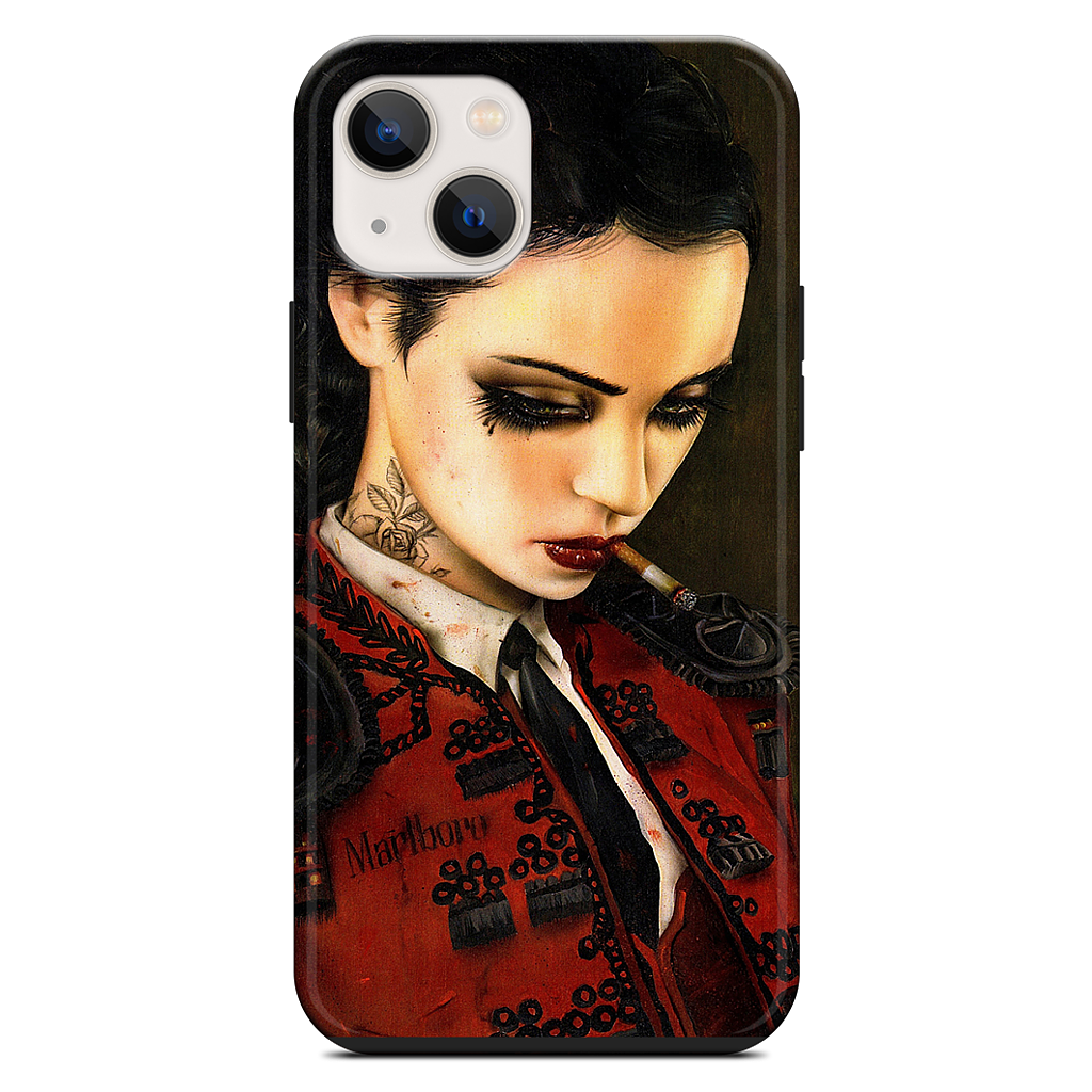 Bull Fight Her iPhone Case