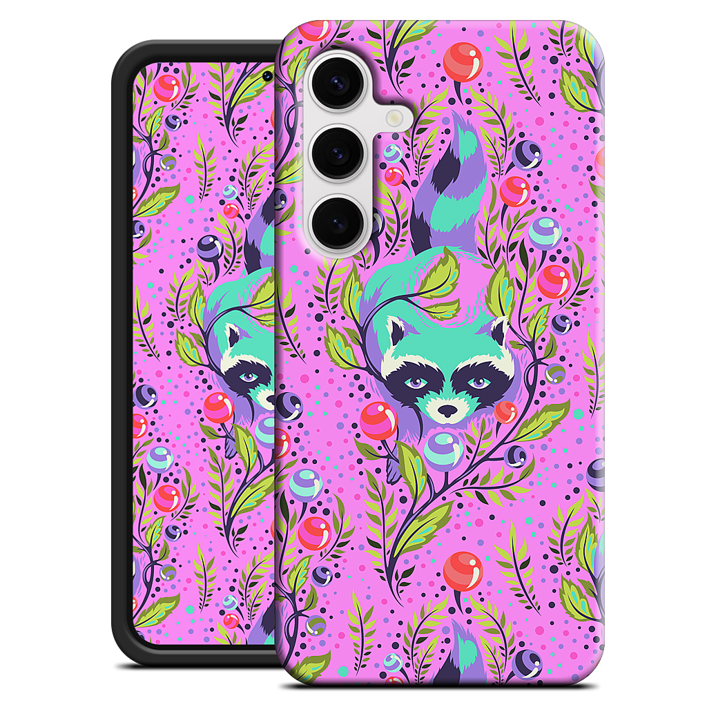 Raccoon Fuchsia Samsung Case
