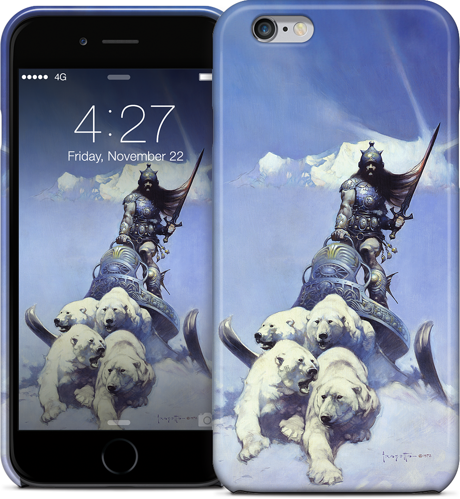 Silver Warrior iPhone Case