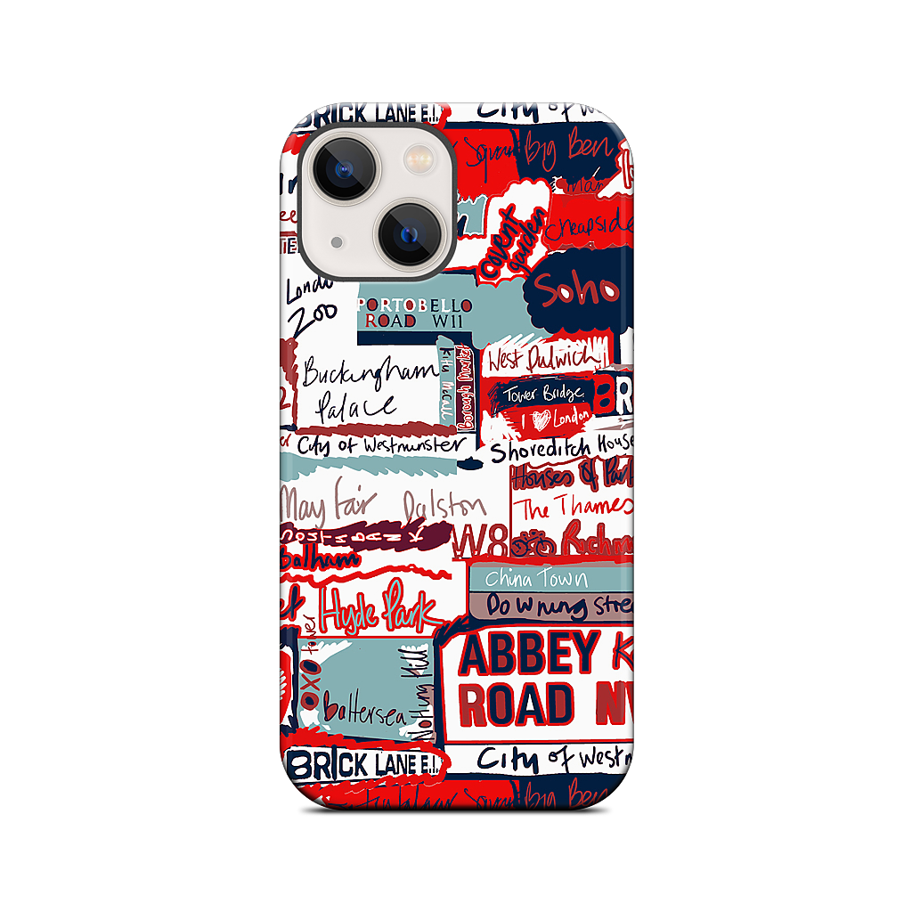 London Words iPhone Case