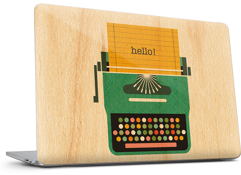 Typewriter MacBook Skin