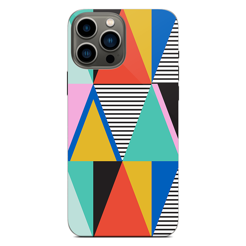 Graphic Triangles iPhone Skin