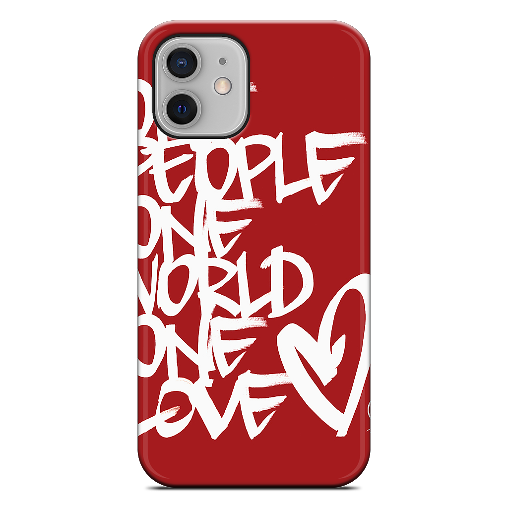 One People, One World, One Love iPhone Case