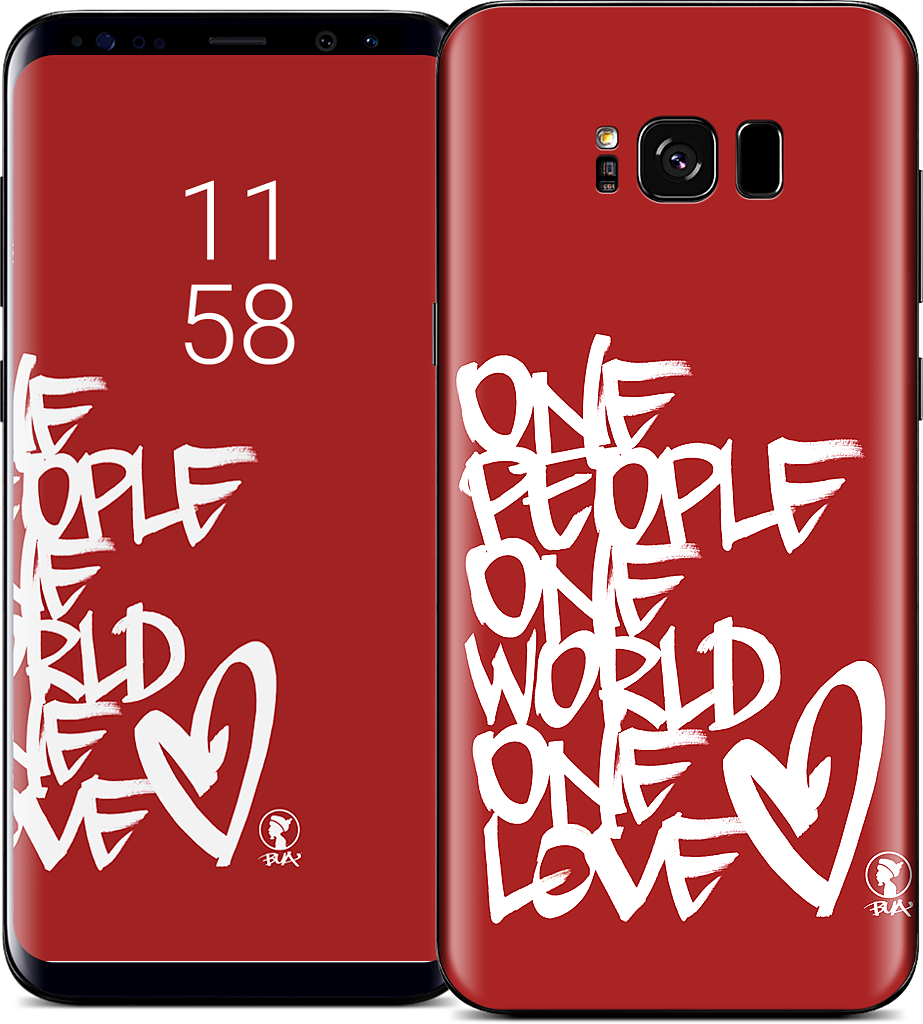 One People, One World, One Love Samsung Skin