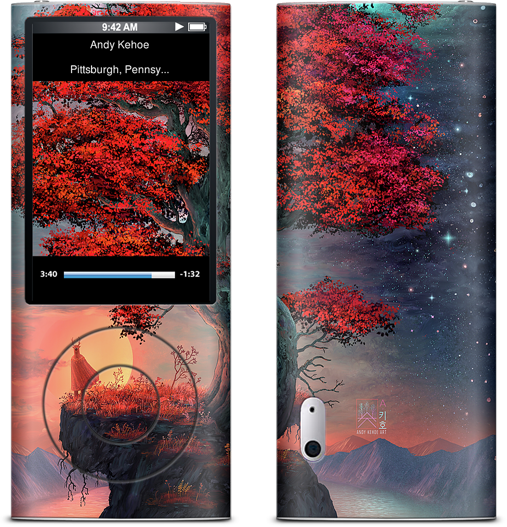 Light & Dark in Equal Parts iPod Skin