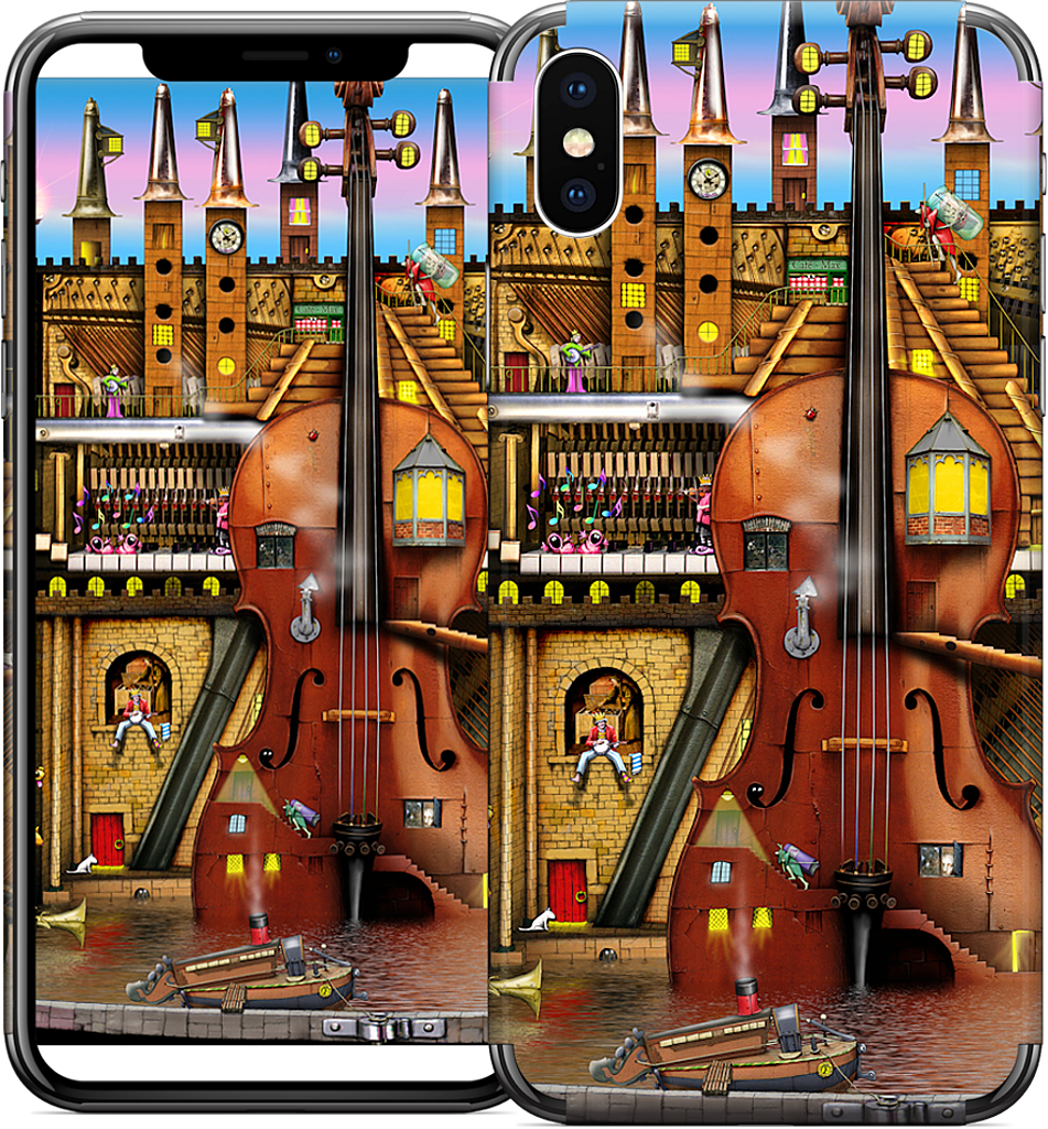 Music Castle iPhone Skin
