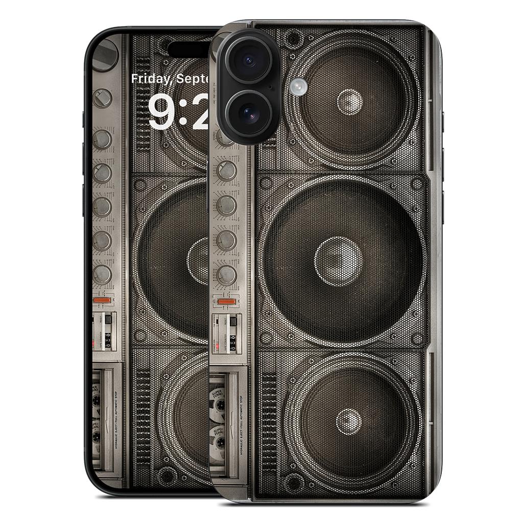 Boombox iPhone Skin
