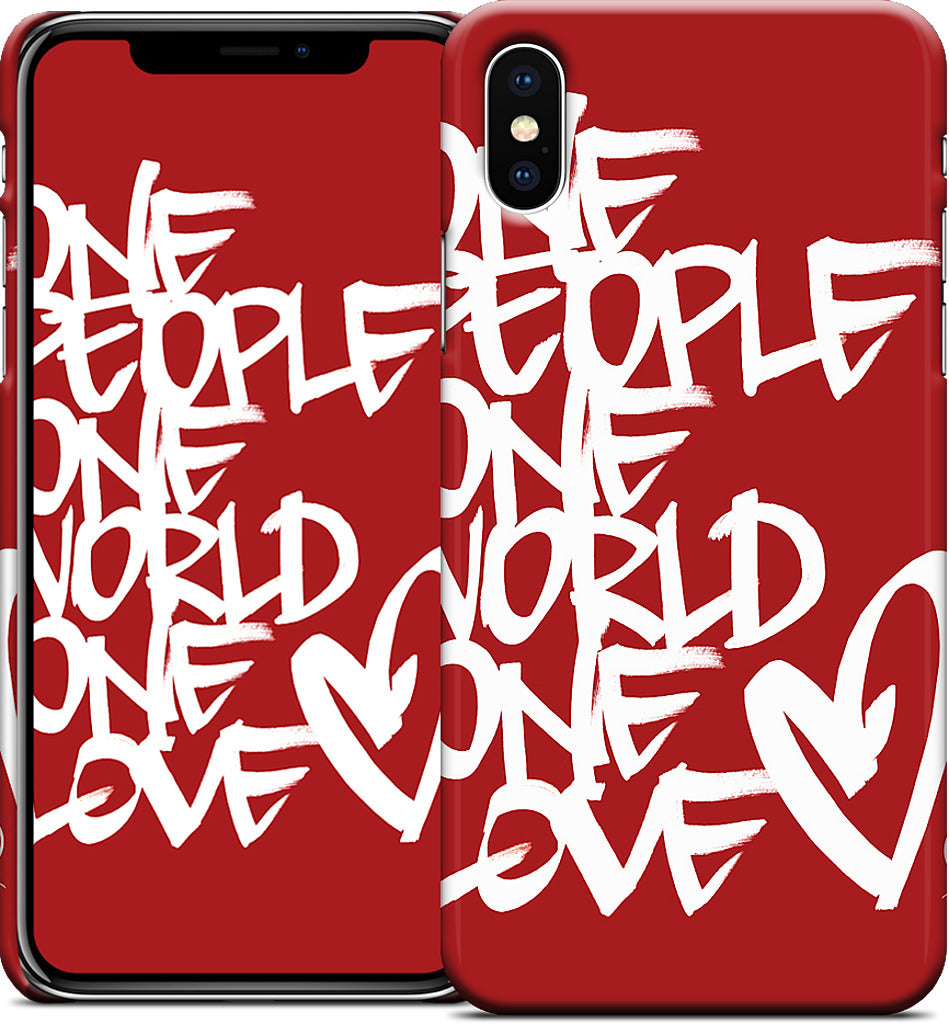 One People, One World, One Love iPhone Case