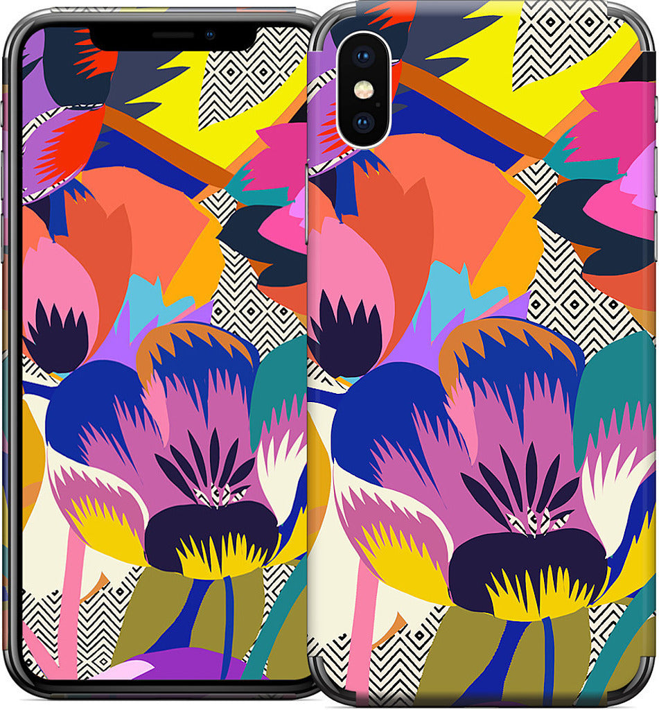 Among the Spring Flowers iPhone Skin