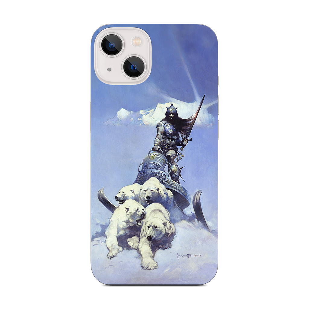 Silver Warrior iPhone Skin