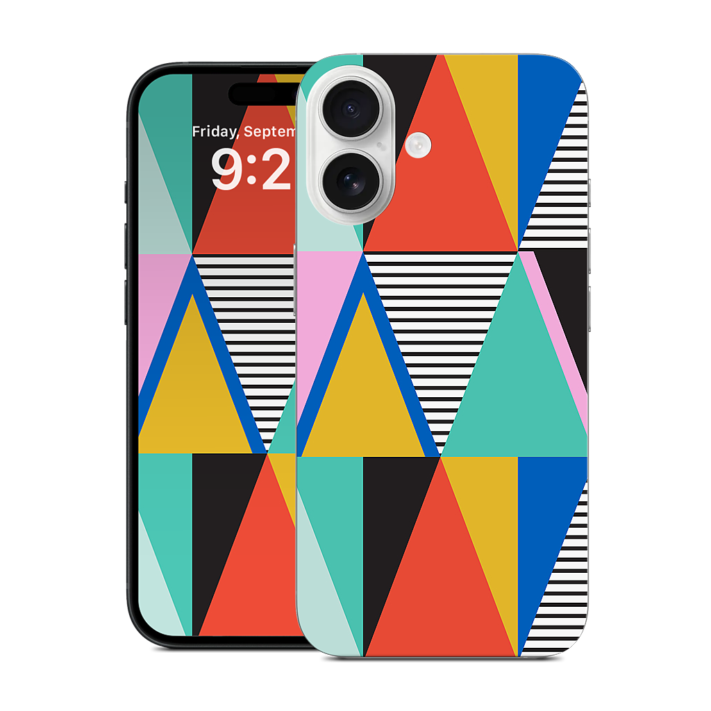 Graphic Triangles iPhone Skin