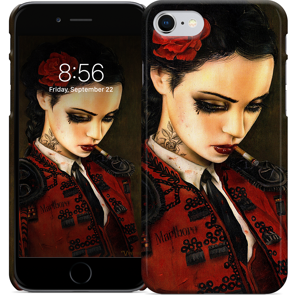 Bull Fight Her iPhone Case