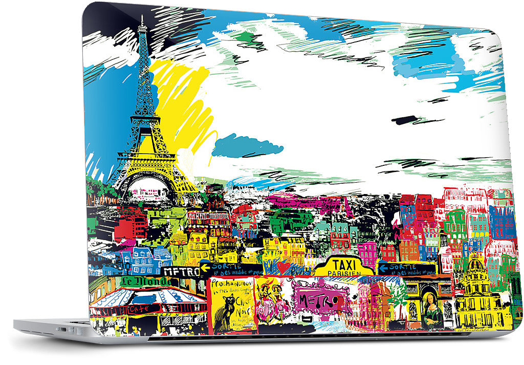 Paris Skyline MacBook Skin
