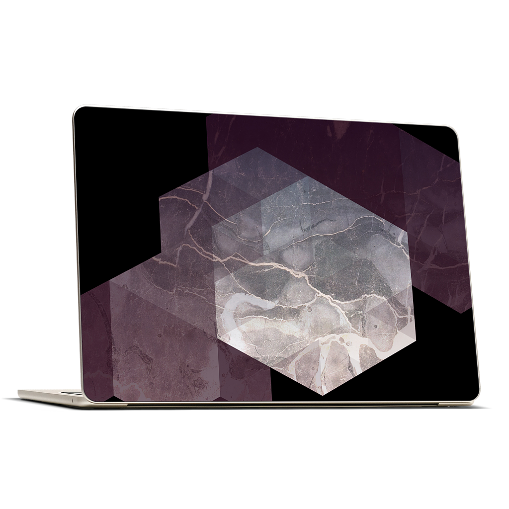 Marble Geometry MacBook Skin