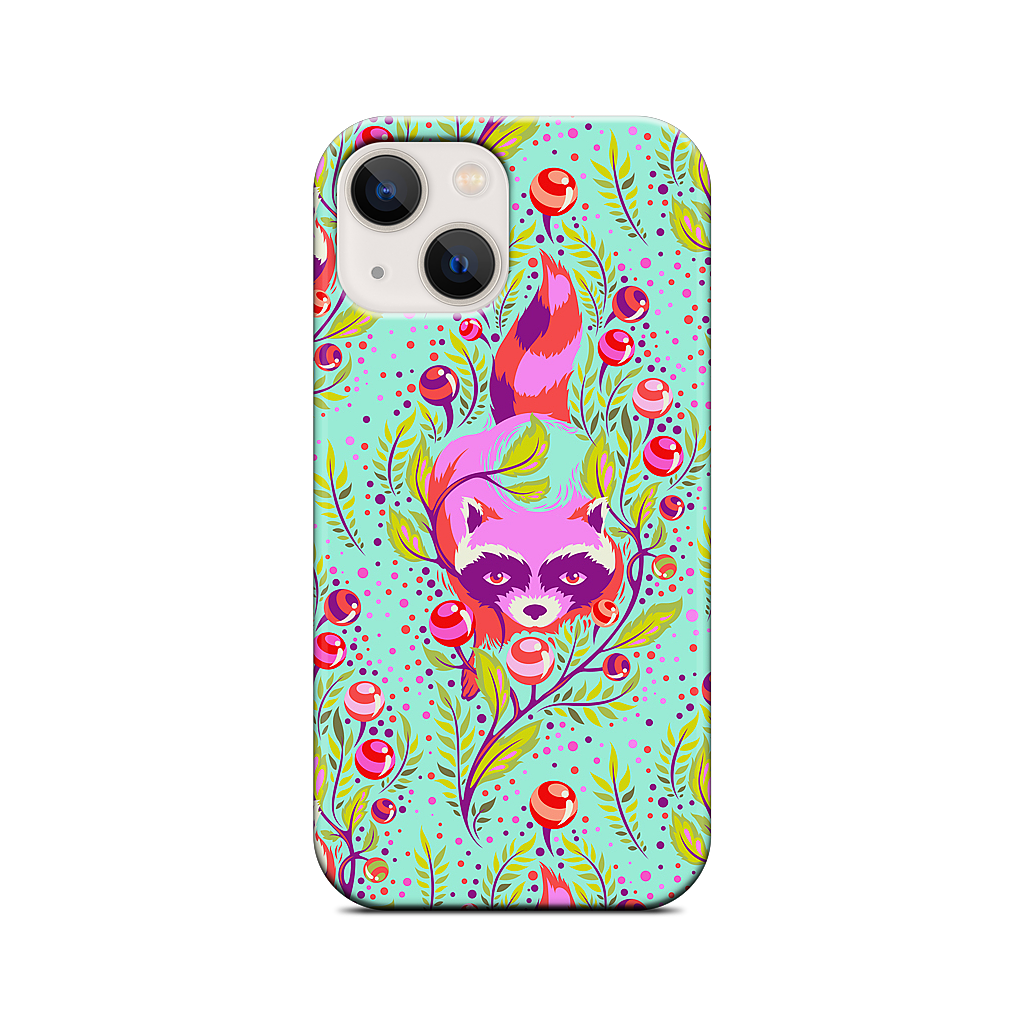 Raccoon Poppy iPhone Case