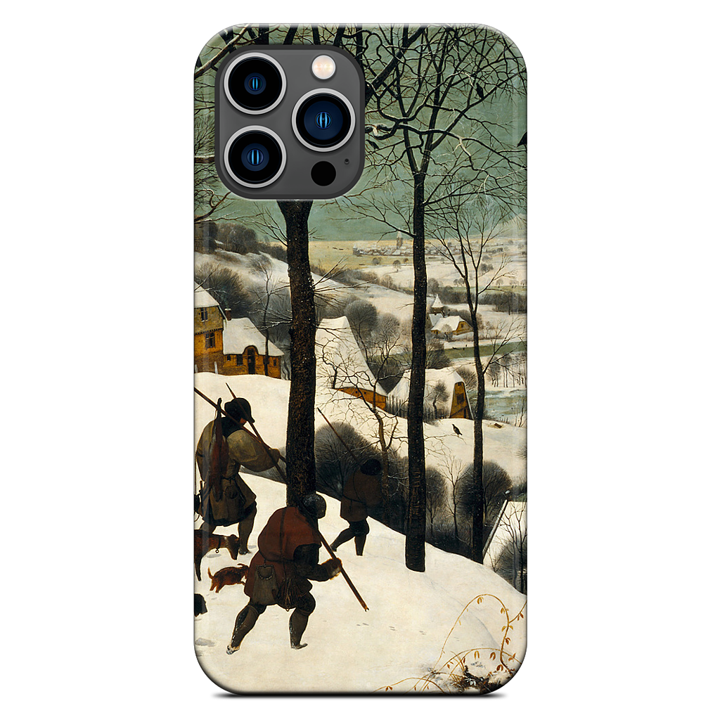 Hunters in the Snow iPhone Case