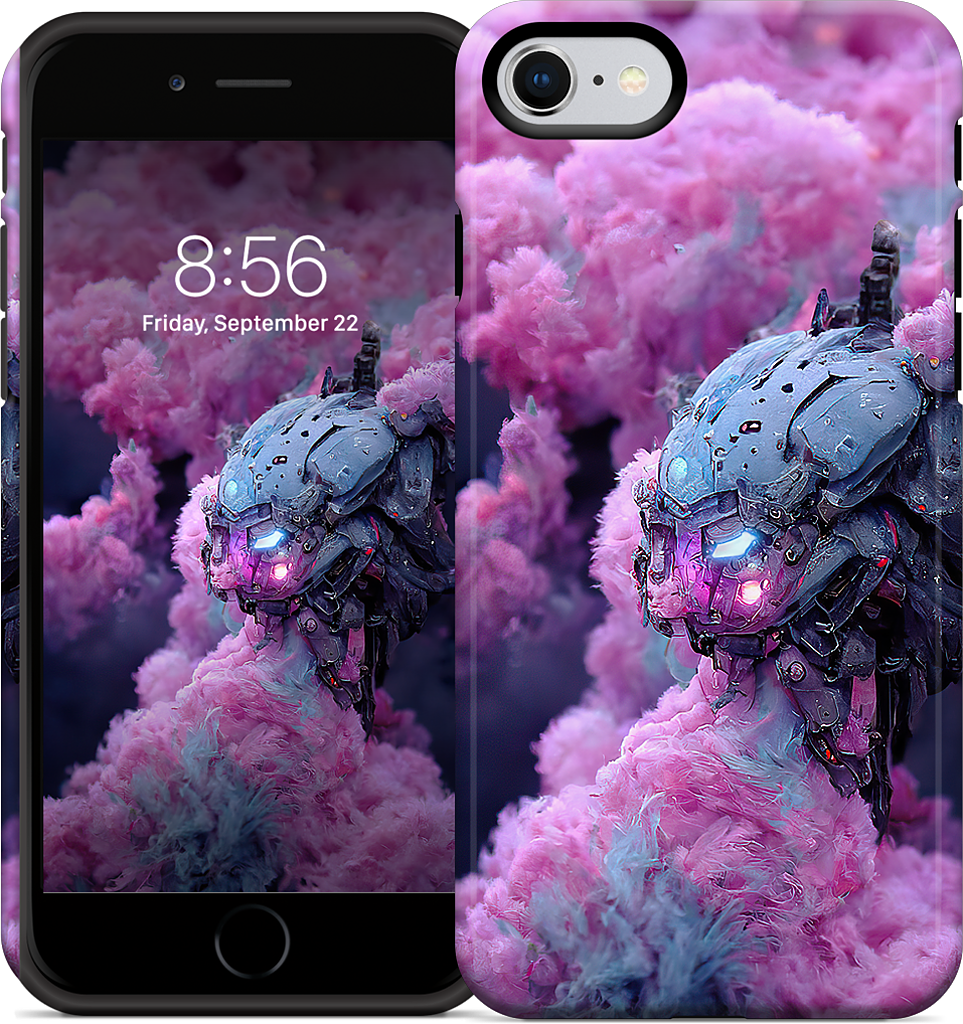 Cotton Candy Mechs iPhone Case