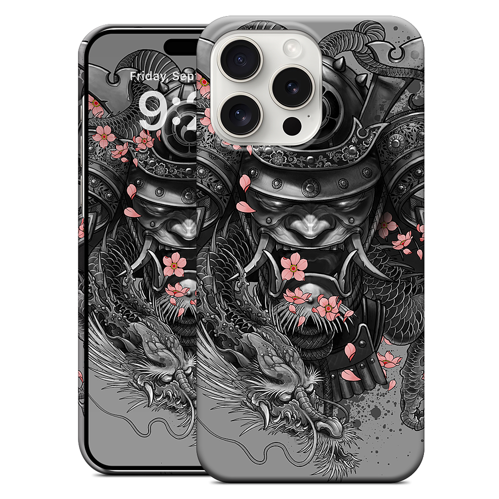 Samurai Dragon iPhone Case