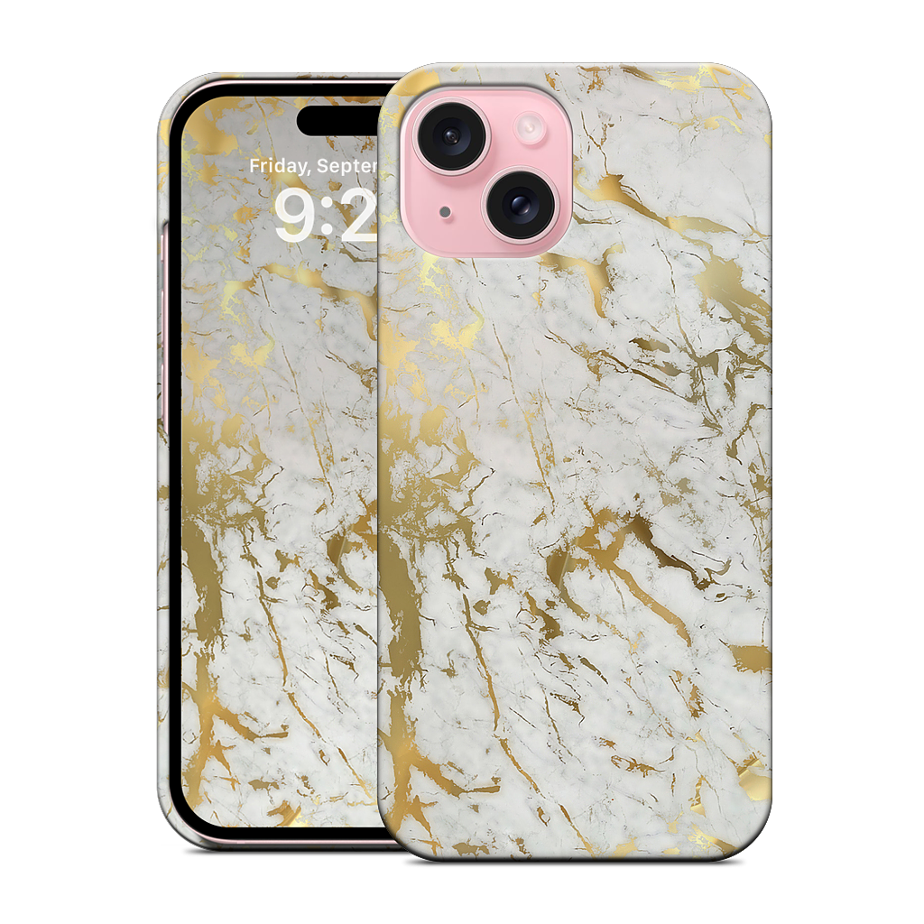 Gold Marble iPhone Case