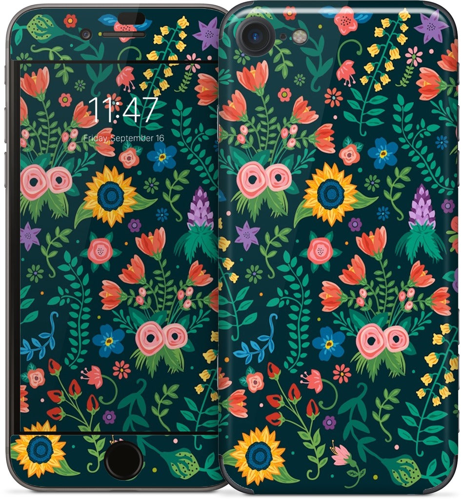 Floral Heart iPhone Skin