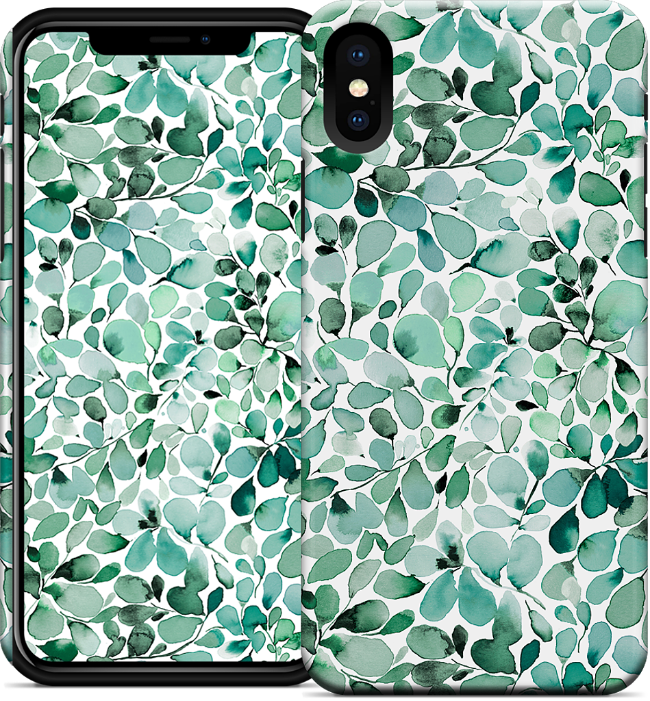 Eucalyptus Leafy Green iPhone Case
