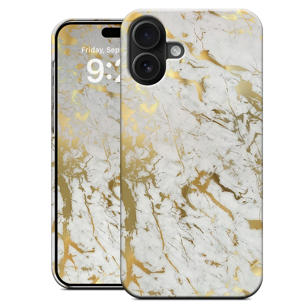Gold Marble iPhone Case