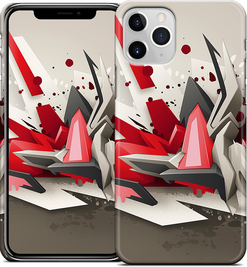 Red Metal iPhone Case