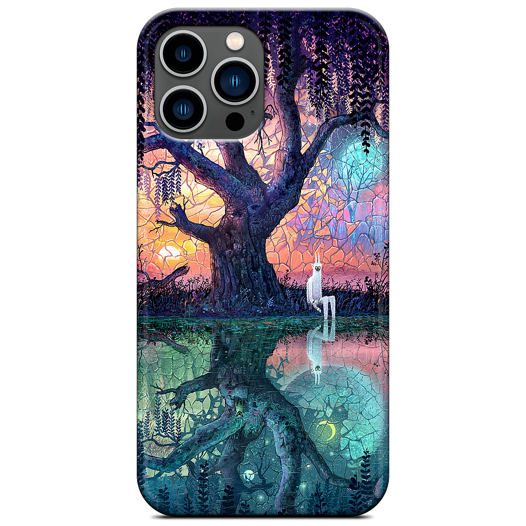 On the Banks of Broken Worlds iPhone Case