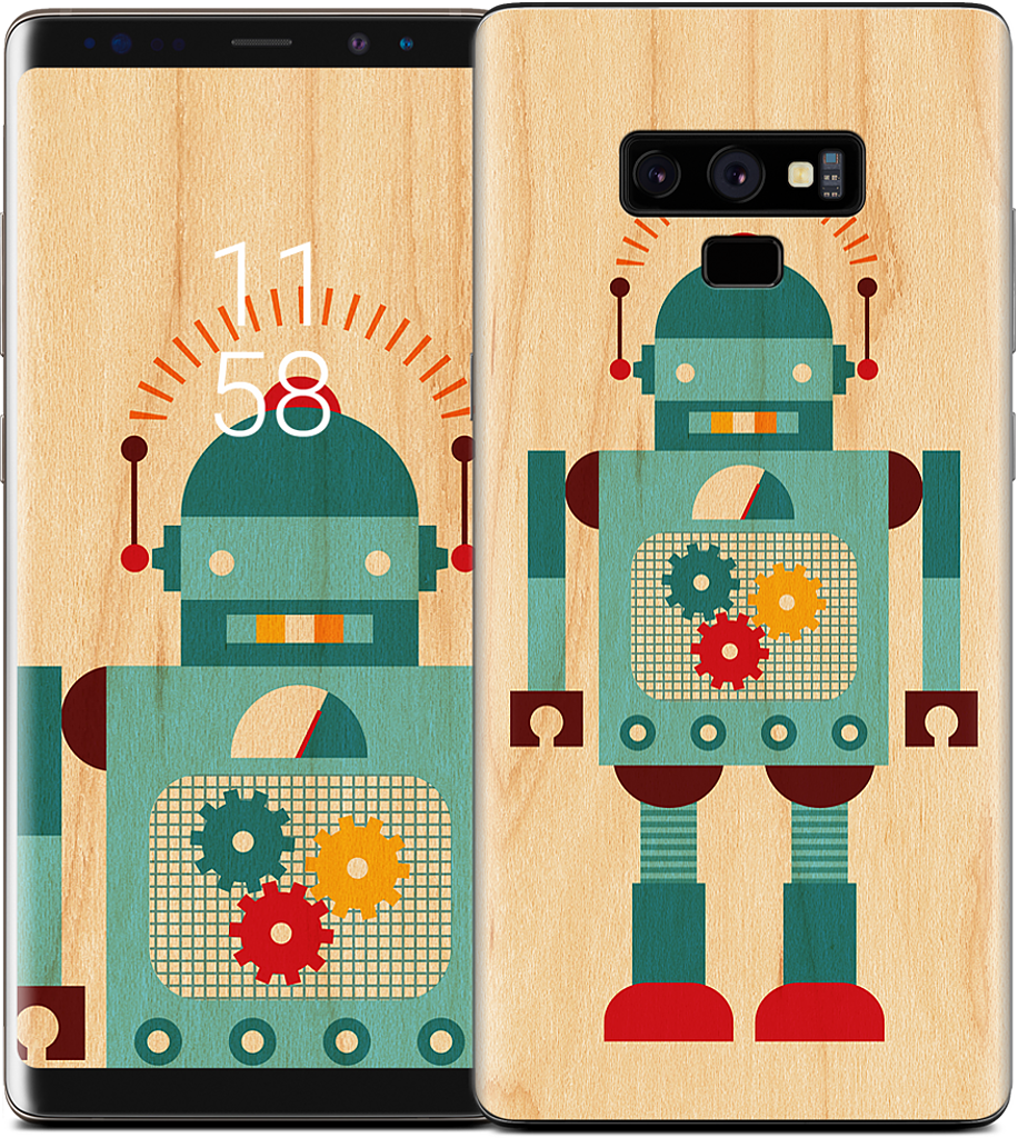 Blue Robot Samsung Skin