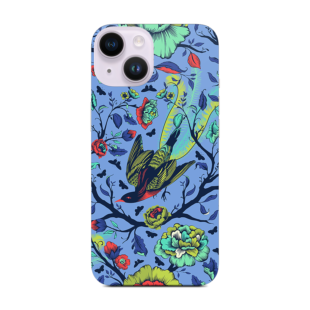 Tail Feathers Lupine iPhone Skin