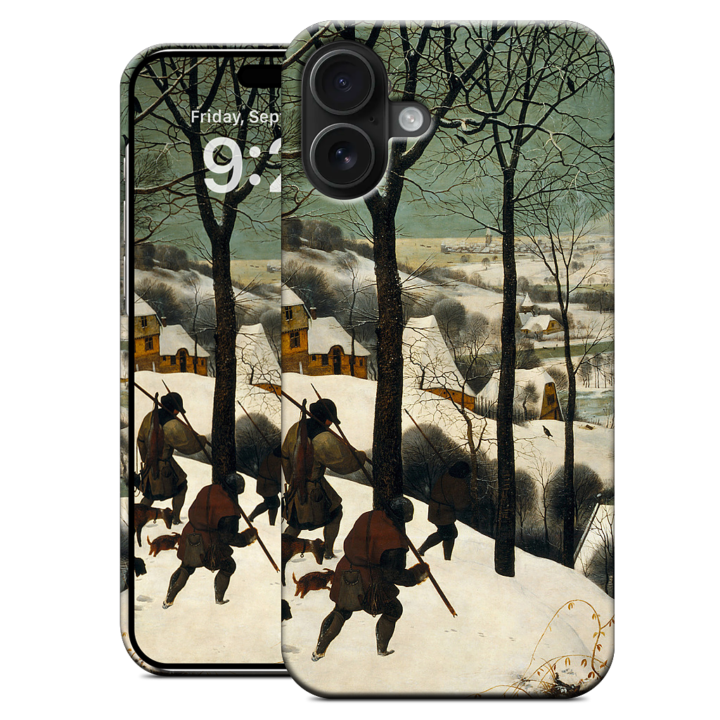 Hunters in the Snow iPhone Case